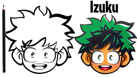 Comment Dessiner Deku Izuku Midoriya Emoji My Hero Academia Easy