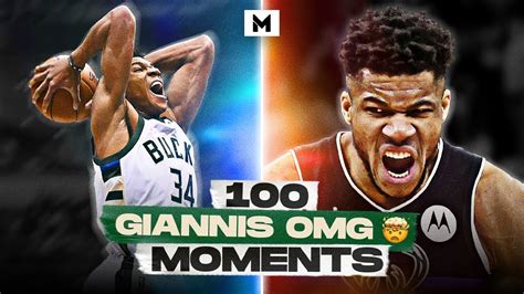 100 Freakish Giannis Antetokounmpo Highlights And Moments 😱 Youtube