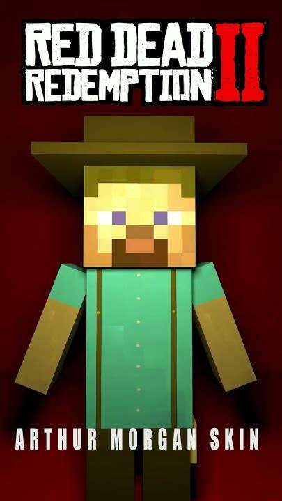 Arthur Morgan Minecraft Skin Minecraft Reddeadredemption Rdr2 Minecraftbuild