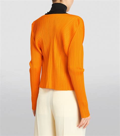 Pleats Please Issey Miyake Orange Pleated Monthly Colors August