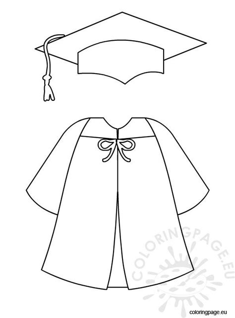 Printable Graduation Gown Pattern