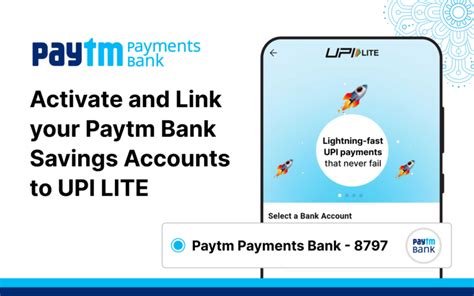 Paytm Payments Bank Goes Live With Upi Lite Activate And Link Paytm