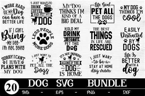 Dog Svg Bundle Dog Cut Files Dog Mom Graphic By Svgdesignstudio