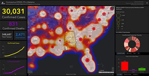 Samford Professor Creates COVID 19 Data Dashboard For State Students