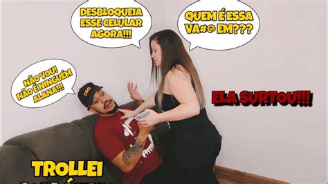 Trollei Minha Namorada Ouvindo Audio De Outra Trollagem Youtube