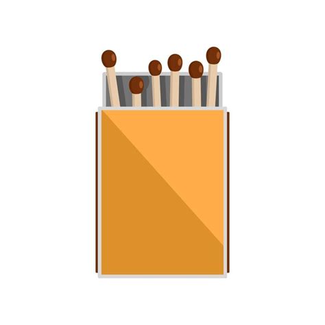 Premium Vector Pack Of Matches Icon Flat Illustration Of Pack Of