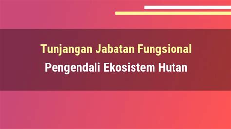 Pengendali Ekosistem Hutan Id
