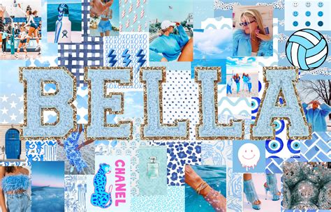 Preppy Light Blue Wallpapers Wallpaper Cave
