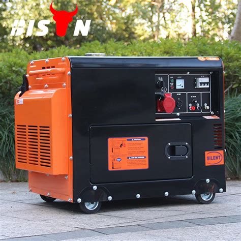 Bisonchina 6000w 6000watt 6000va 6kva 6kw Diesel Silent Generator