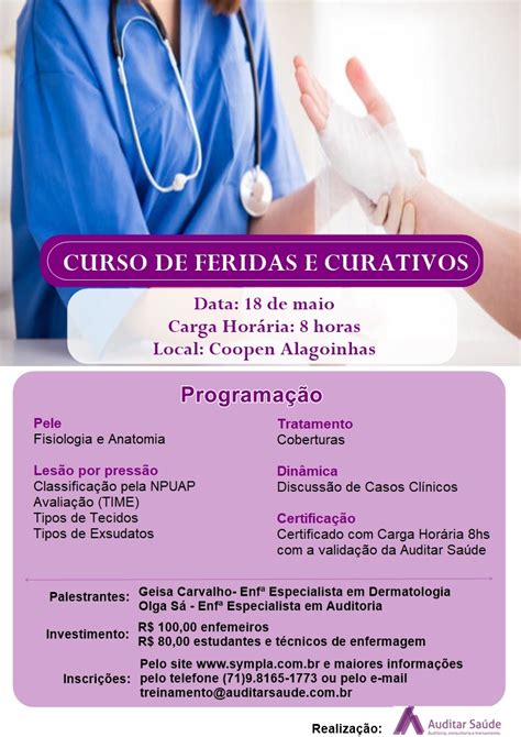 Curso De Feridas E Curativos Sympla