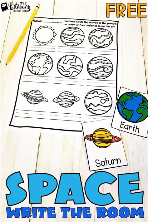 Space Write The Room Freebie