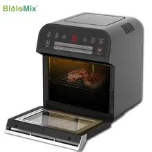 Biolomix 12l 1600w Forno De Fritadeira De Ar Torradeira Rotisserie E