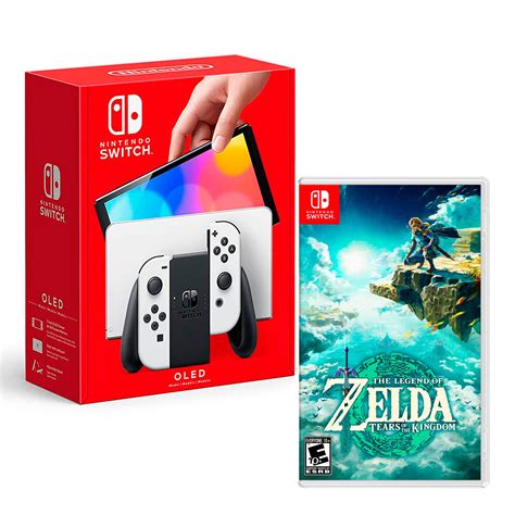 Ripley CONSOLA NINTENDO SWITCH MODELO OLED BLANCO THE LEGEND OF