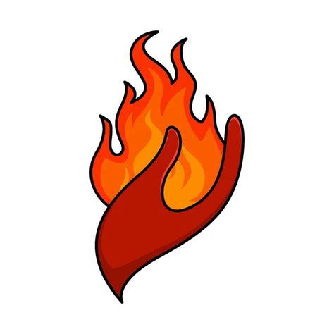 Hot Fire Illustration 34515552 Vector Art At Vecteezy