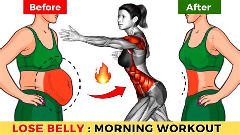 👙 Best Exercises For Hanging Belly 🔥 30 Minute Standing Workout Lose