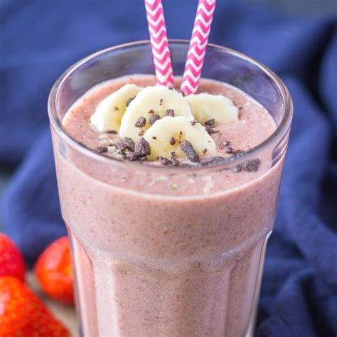 Strawberry Oatmeal Smoothie Natalie S Health