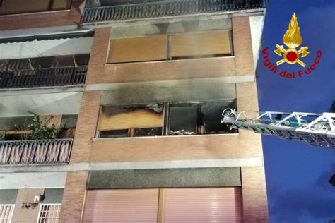 Roma Va A Fuoco L Albero Di Natale Incendiato L Intero Salone I