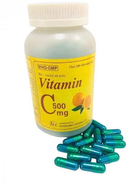 Vitamin C 500mg C 200v Khapharco