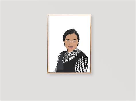 Rosa Parks Poster, Rosa Parks Print, Rosa Parks Art Print, Rosa Parks ...