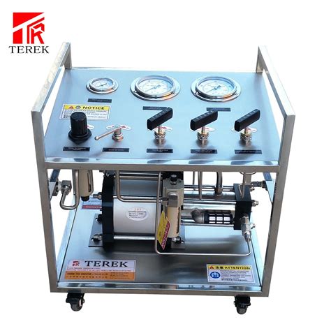 Terek Oxygen Argon N2o Nitrogen Helium Gas Booster Pump Unit Co2 Cylinder Gas Filling Pump Gas