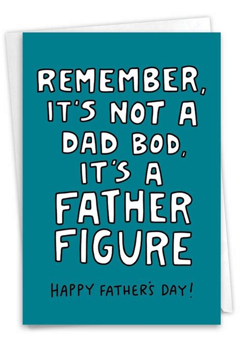 Fun Dad Messages Father Figure Humorous Father S Day Paper Card