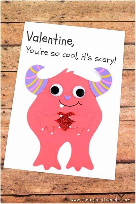 Monster Valentines Cards For Kids · The Inspiration Edit