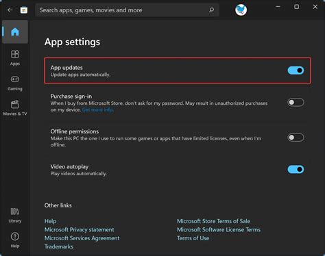 How To Enable Or Disable Automatic Update Of Microsoft Store Apps On