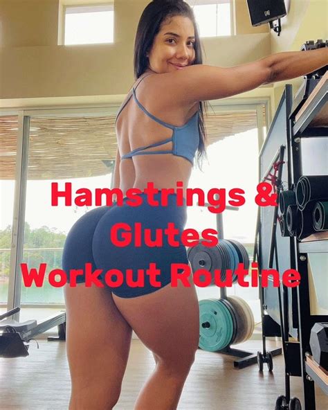 Hamstrings Glutes Workout Routine Video Dailymotion