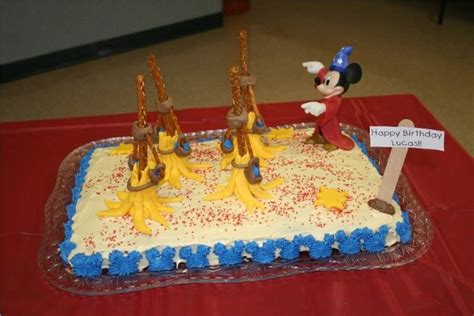 Mickey Mouse Sorcerer Birthday Cake - CakeCentral.com