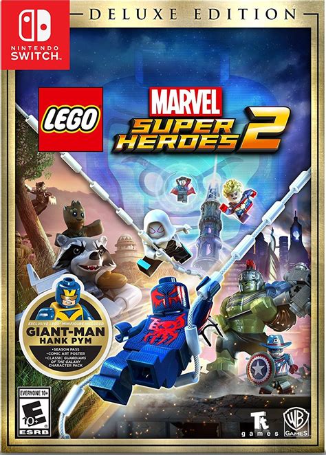 Lego Marvel Super Heroes 2 Game Cover Nintendo Switch Deluxe Lego