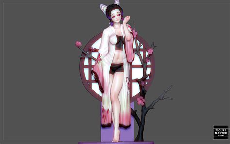 3d File Shinobu Demon Slayer Kimetsu No Yaiba Sexy Girl Anime 3d Print