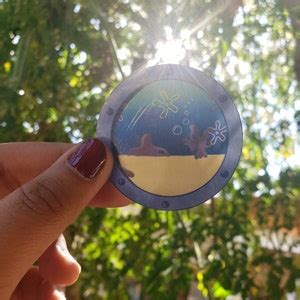 Spongebob Window Into Bikini Bottom Sticker NEW Spooky Etsy