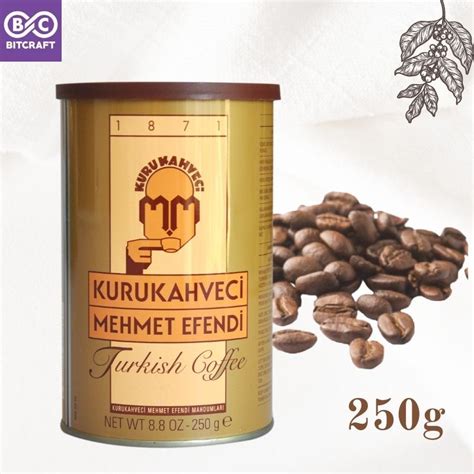 Kurukahveci Mehmet Efendi Turkish Coffee 100 Pure Fine Grounded Coffee