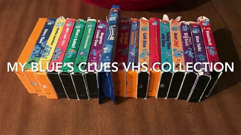 My Blue S Clues Vhs Collection Youtube