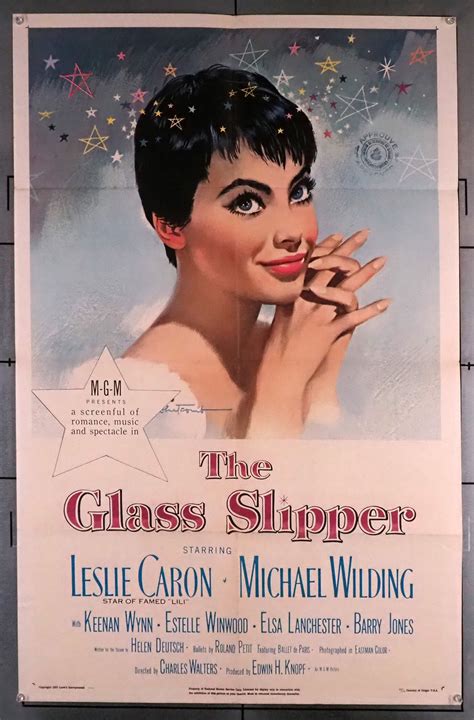 Original Glass Slipper The 1955 Movie Poster In C8 Condition For 9500