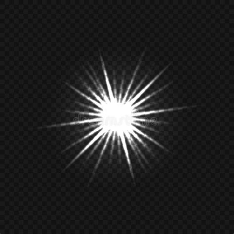 White glowing light burst stock illustration. Illustration of design ...