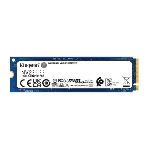 Buy Kingston NV2 NVMe PCIe 4 0 Internal SSD 2TB M 2 2280 SNV2S 2000G