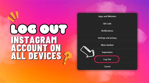 Log Out Instagram Account On All Devices Build My Plays