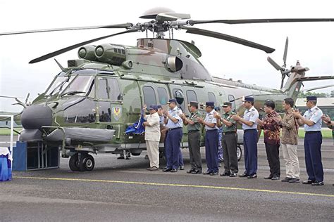 TNI AU Tambah Kekuatan 8 Helikopter Angkut Airbus H225M Super Puma