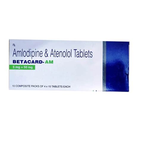 Amlodipine And Atenolol Tablets Treatment Used To Treat Hypertension