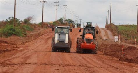 As Obras Para Asfaltamento Da Estrada De Serra Pelada Portal Guarany