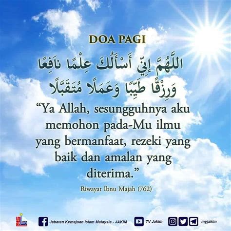 Koleksi Doa Pagi Jakim