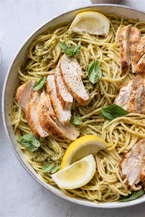 Pesto Pasta With Chicken {no Cream} Feel Good Foodie