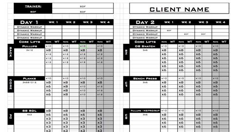 Pick Your Pt Template Excel Training Designs