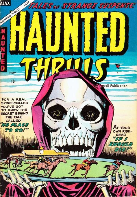 Haunted Thrills Ajax Farrell Comic Book Plus Creepy Comics