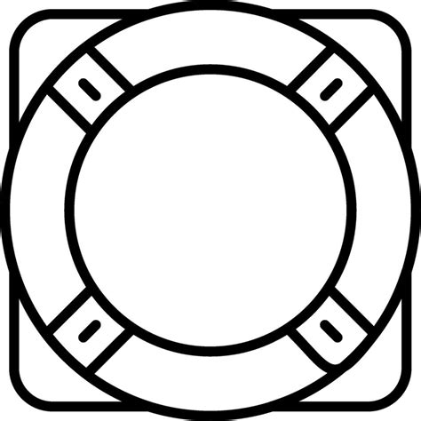 Life Ring Line Icon 43265543 Vector Art At Vecteezy