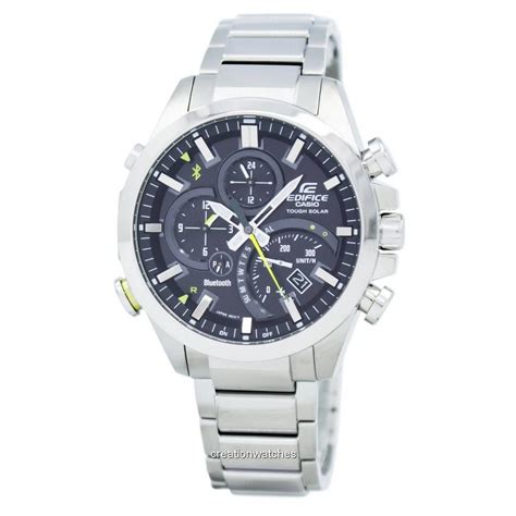 Casio Edifice Tough Solar Dual Dial World Time Bluetooth EQB 500D 1A