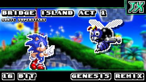 Bit Genesis Bridge Island Zone Act Sonic Superstars Youtube