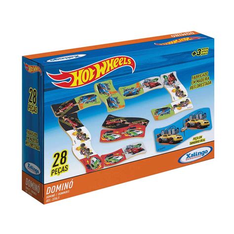 Domin Hot Wheels Xalingo Jogo De Tabuleiro Loja Zuza Brinquedos Ofertas Todos Os Dias