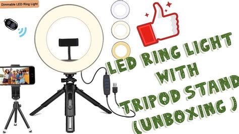 Led Ring Light Unboxing Review YouTube